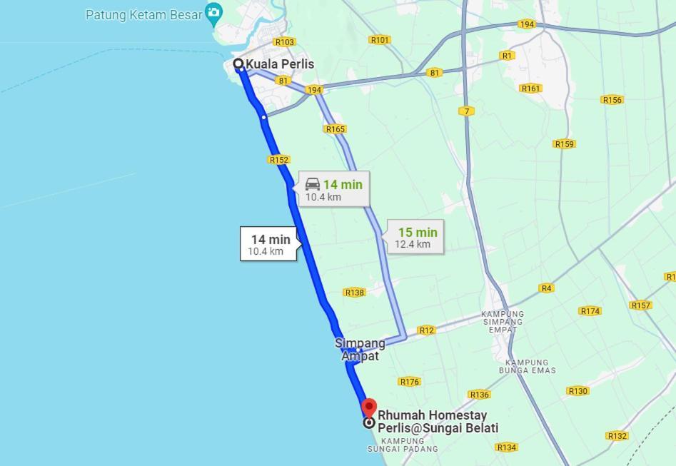 Willa Rhumah Sungai Belati Simpang Empat  Zewnętrze zdjęcie